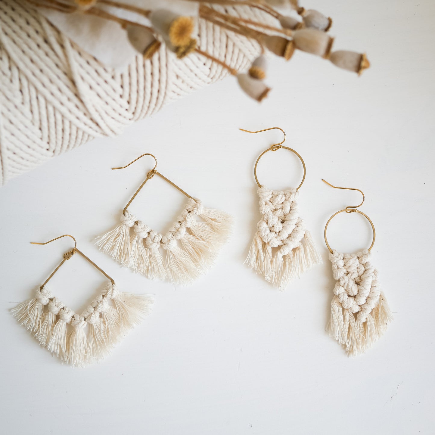 Private Group Macrame Earring Class