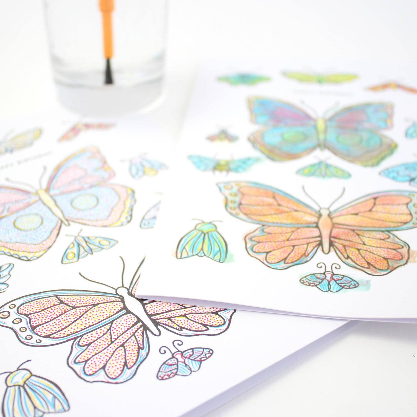 Paint With Water - Butterfly Birthday Card
