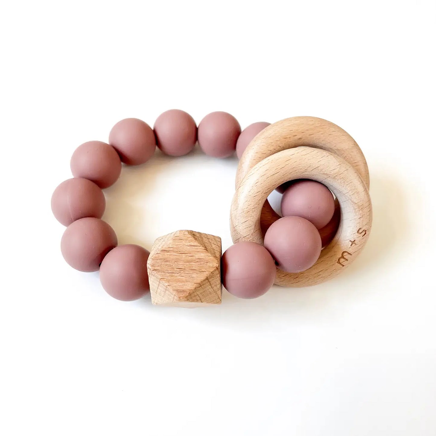 Geo Silicone and Beech Wood Teethers