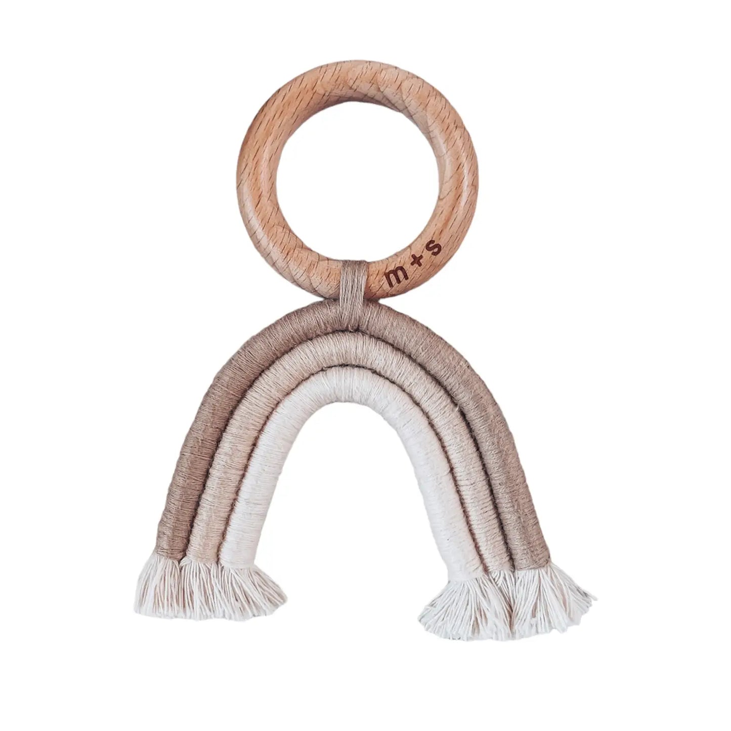 Organic Cotton Rainbow Teether
