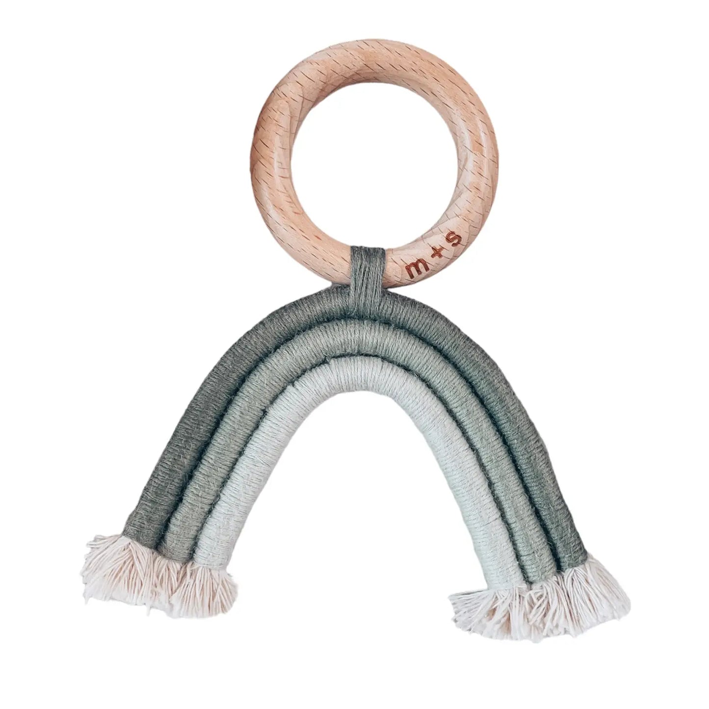 Organic Cotton Rainbow Teether