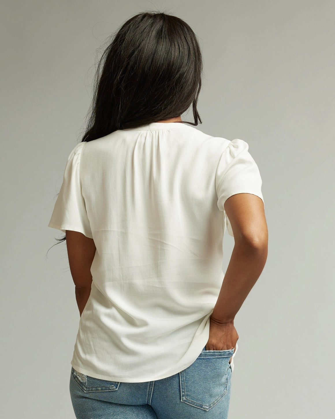 Velora Pin-Tuck Blouse