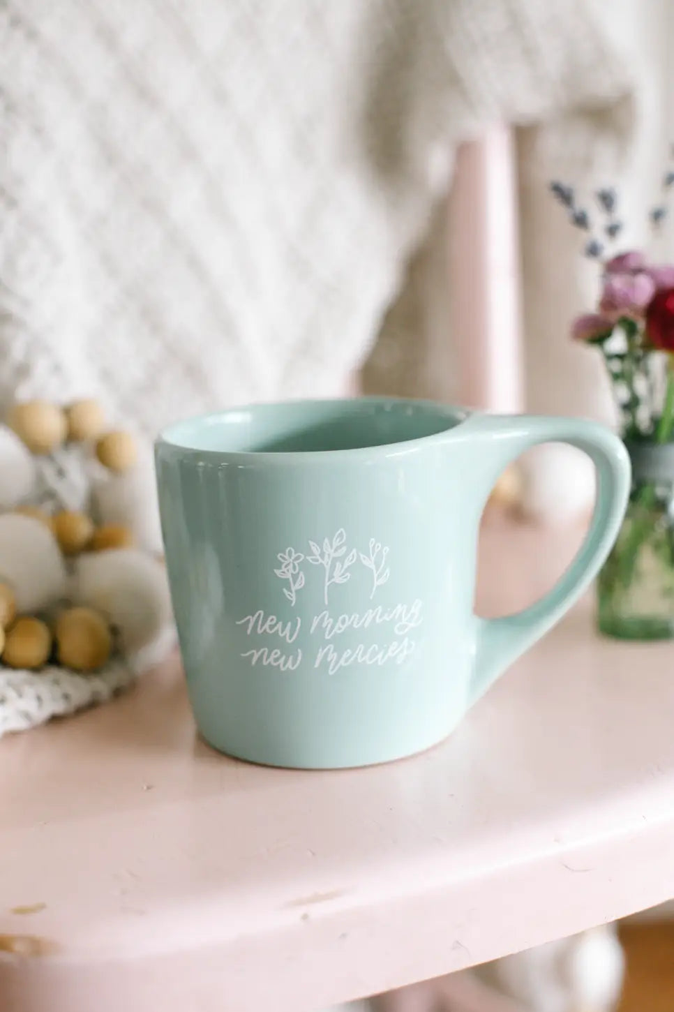 New Morning, New Mercies Mint Mug