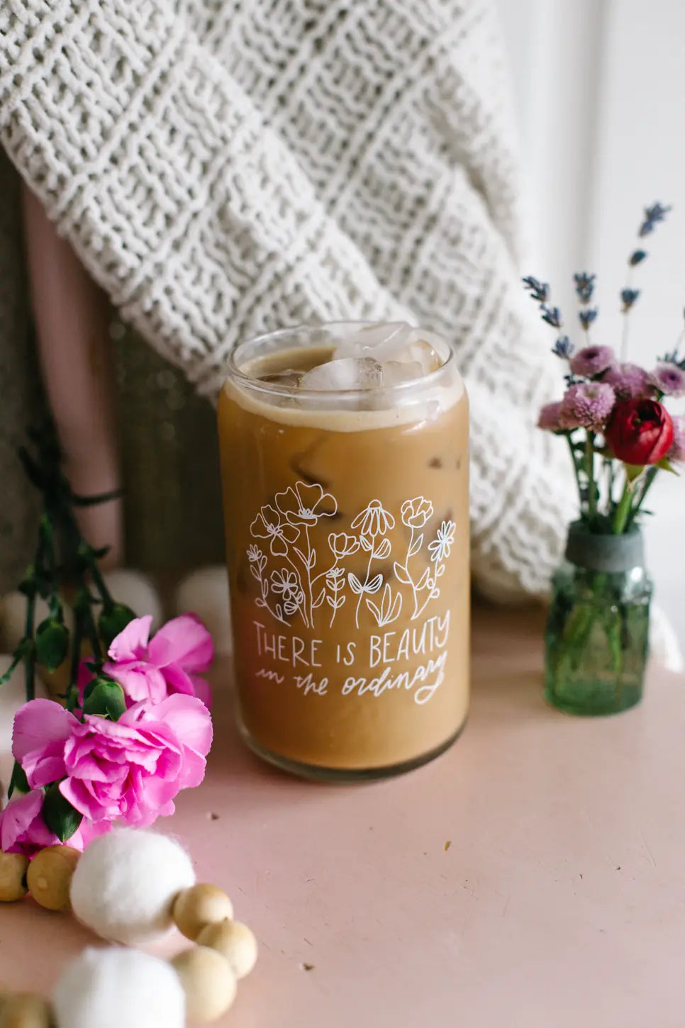 There Is Beauty In The Ordinary Can Glass