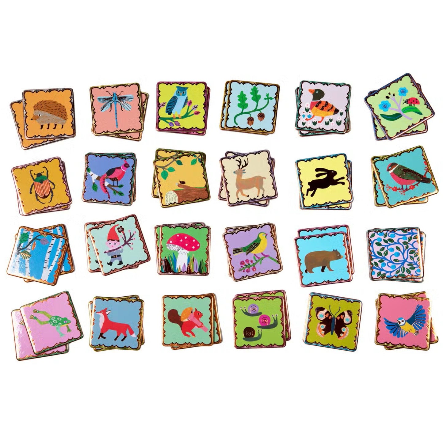 Woodland Memory Matching Game