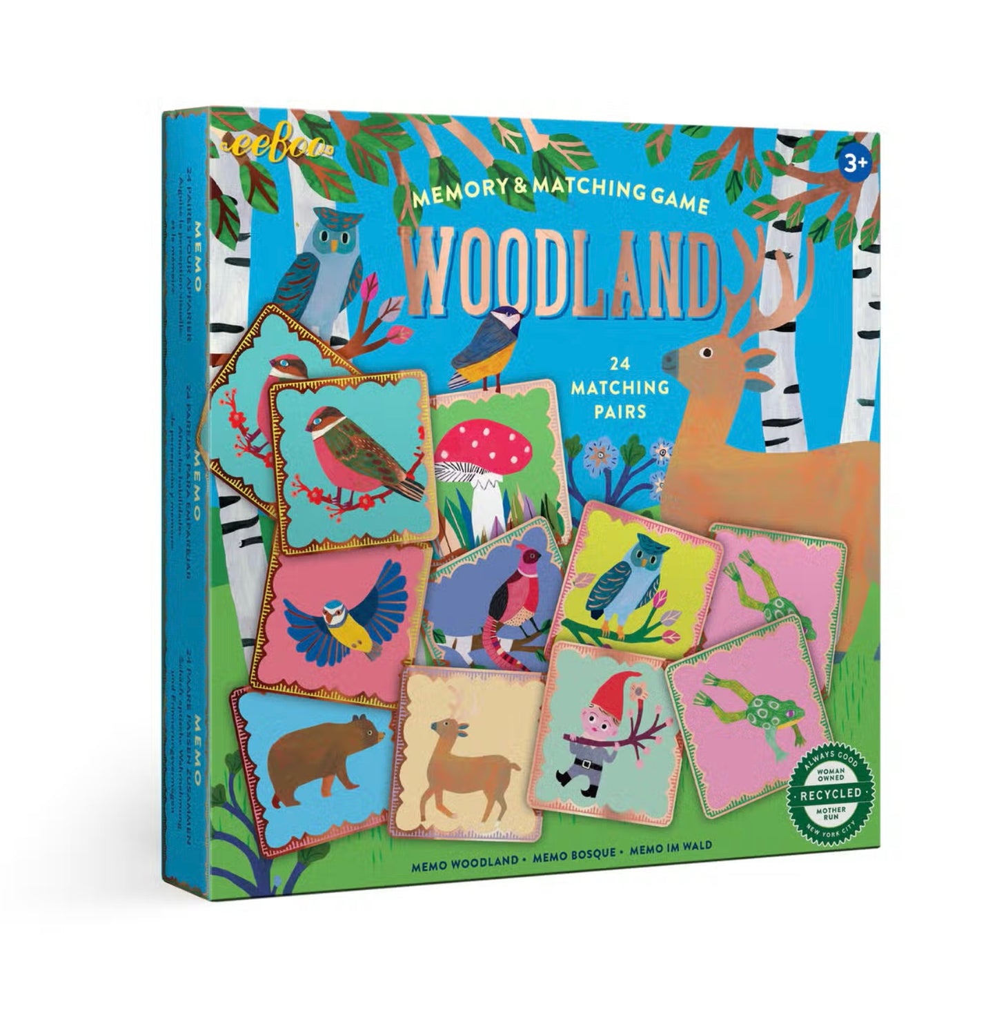 Woodland Memory Matching Game