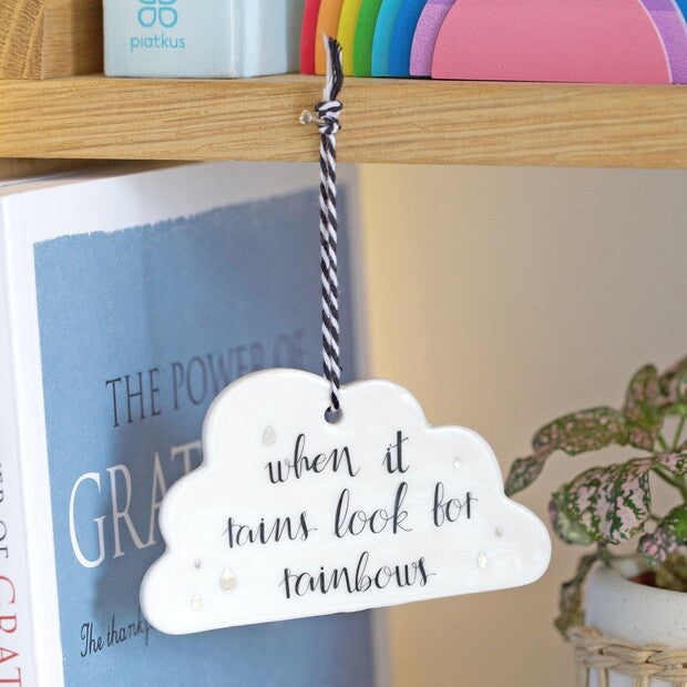 "Look for Rainbows" Ornament