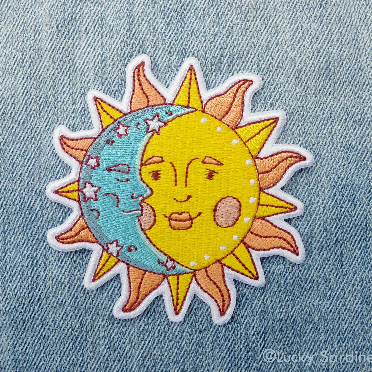 Lucky Sardine Embroidered Patch