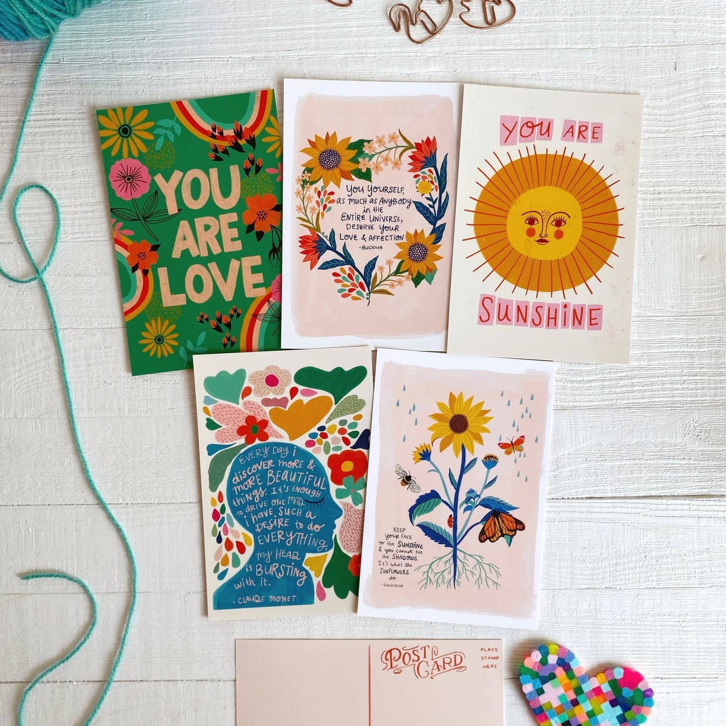 Encouragement Quote Postcard