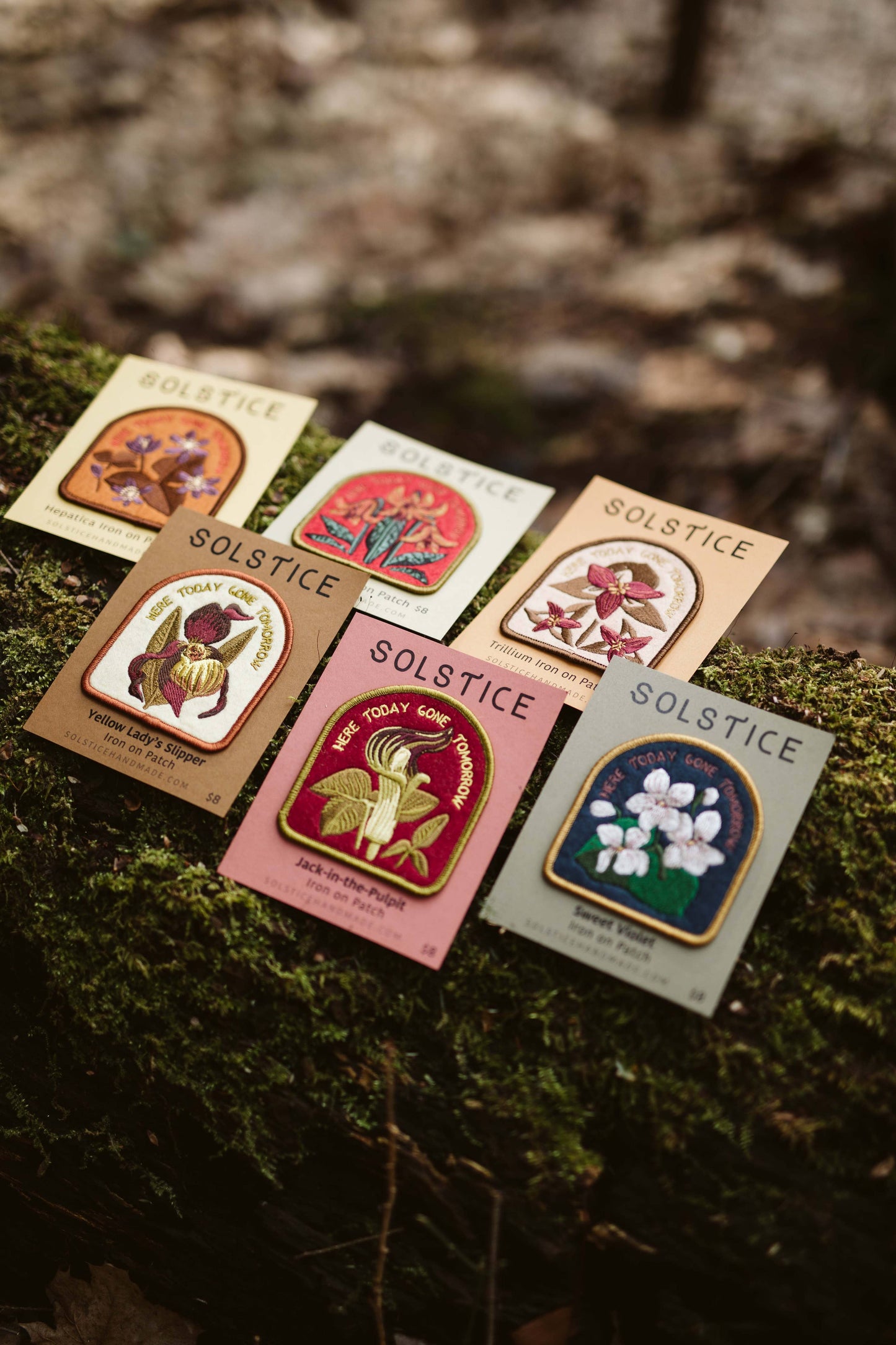 Solstice Embroidery Patches