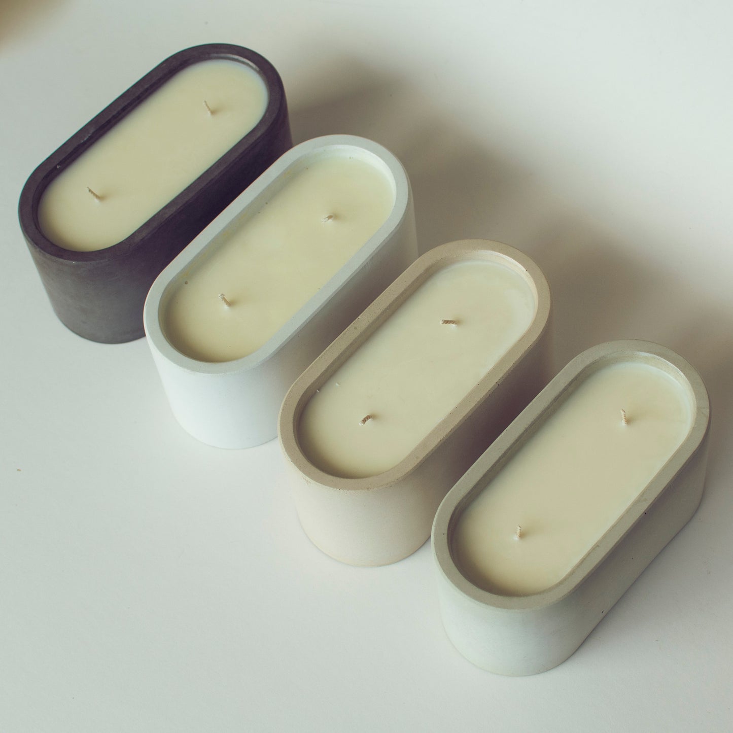 Cement Vessel Candle Collection