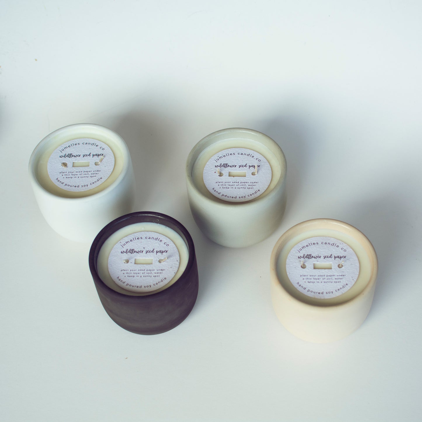 Cement Vessel Candle Collection