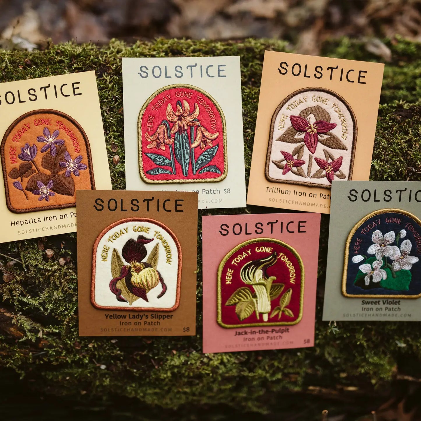 Solstice Embroidery Patches