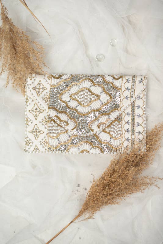 Maya Beaded Clutch