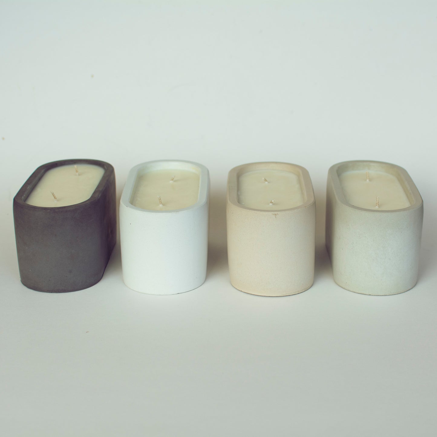 Cement Vessel Candle Collection