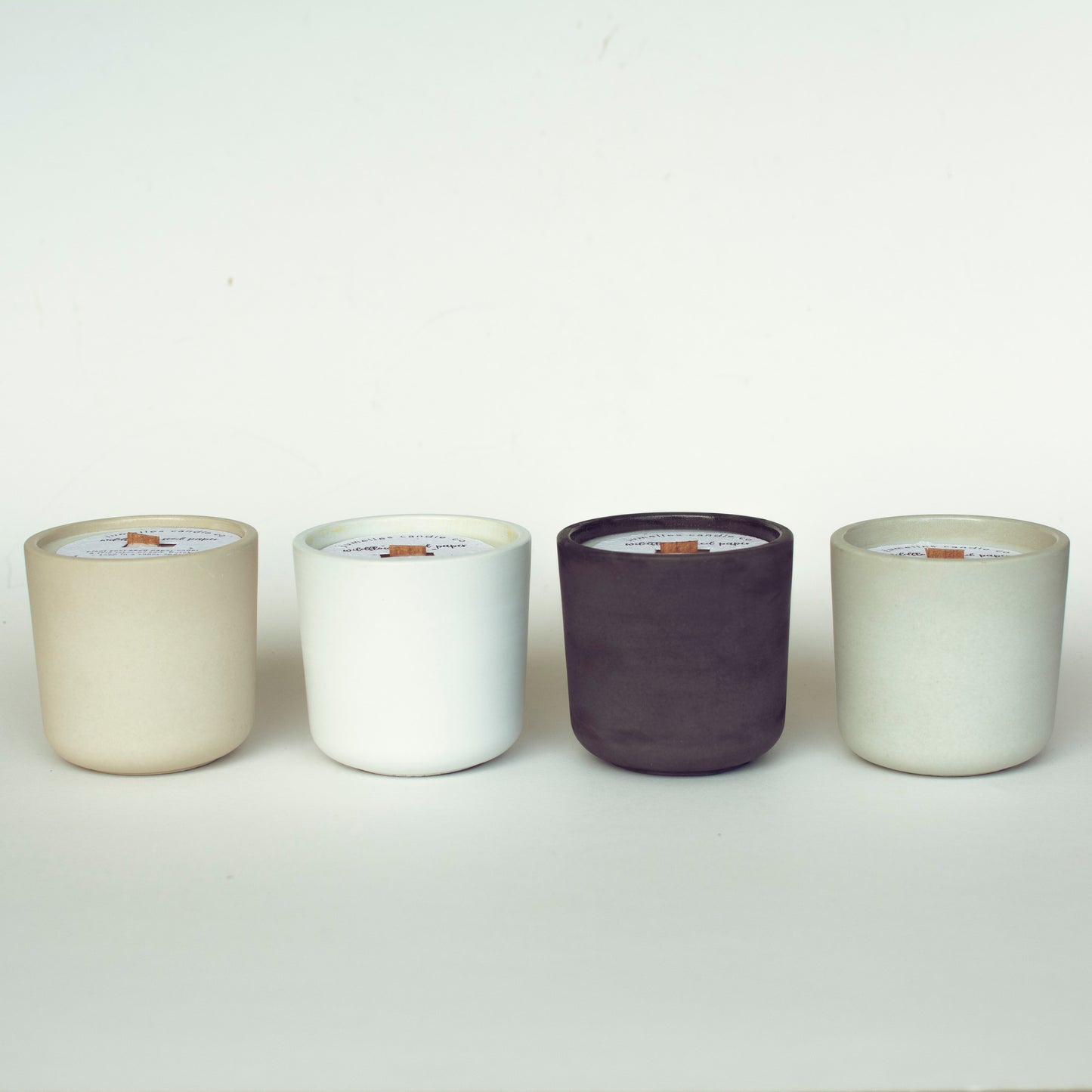 Cement Vessel Candle Collection
