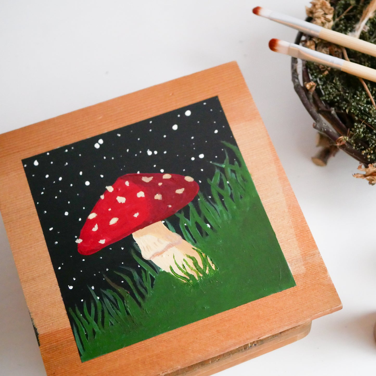 Private Group Class (only register if part of this group) - Mushroom Painting - Tuesday 10/17 5:30-7:00pm