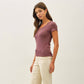 BASIC SCOOP NECK BABY TEE