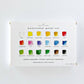 Watercolor paint set 18 colors with brush