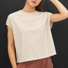 BOXY CUT CAP SLEEVE TEE