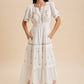 Floral Embroidered Maxi Dress