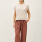 BOXY CUT CAP SLEEVE TEE
