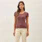 BASIC SCOOP NECK BABY TEE