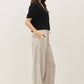 Linen Blend Wide Leg Pants