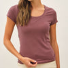 BASIC SCOOP NECK BABY TEE