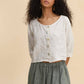 100% linen top