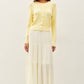 Smocked Waist Maxi Skirt