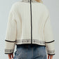 Boho Quilted Cropped Jacket