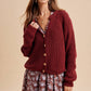 CHUNKY KNIT RAGLAN CARDIGAN