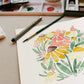 Floral Meadows watercolor painting kit