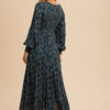 SMOCKED FLORAL MAXI DRESS