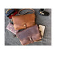 Snap Buckle Leather Crossbody Bag