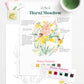 Floral Meadows watercolor painting kit