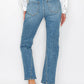 High Rise Stretch Straight Leg Jeans