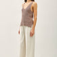 Lightweight, Knit Racerback V-Neck Tank