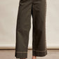Floral Embroidered Cropped Wide-Leg Pants