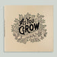 As You Grow: A Modern Memory Book for Baby (New Mom)