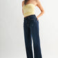 Vintage Straight Dark Wash Jeans