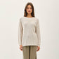 LIGHTWEIGHT COTTON SLUB SWEATER