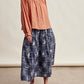 Embroidered Patchwork Tiered Midi Skirt