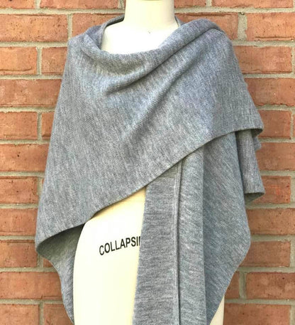 Alpaca Blend Knit Wrap