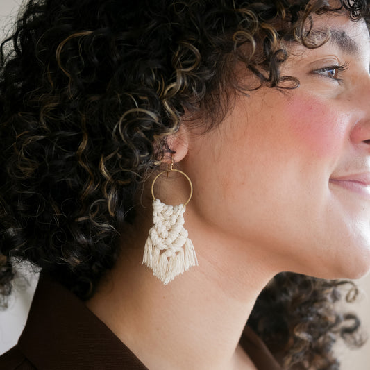 Private Group Macrame Earring Class