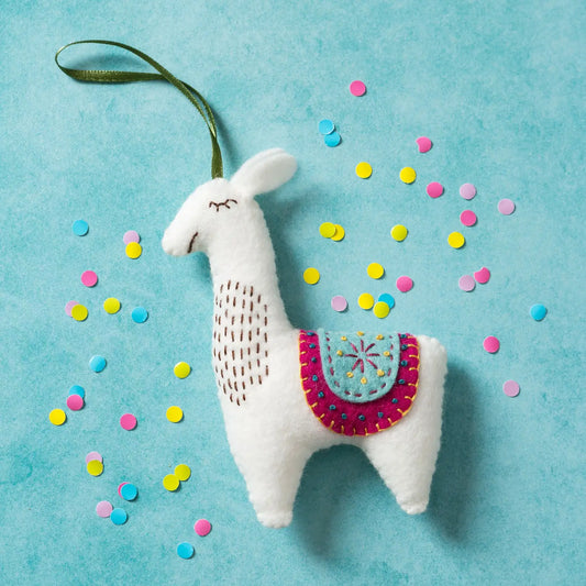 Wool Mix Llama Craft Kit