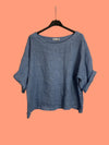 Linen Boatneck Blouse