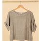 Linen Boatneck Blouse