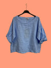 Linen Boatneck Blouse